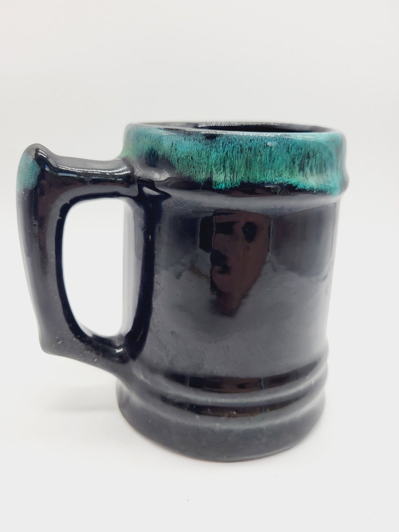 Blue Mountain Pottery Wyatt Art Pottery Grande bière Stein Etsy France