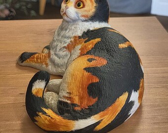 フランクリン ミント 1988 Hand painted Cat フランクリン ミント 1988