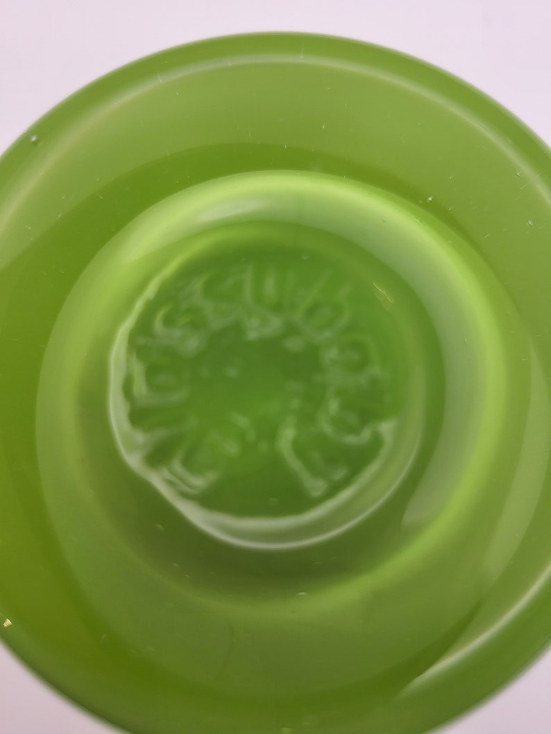Glassybaby Votive Holder in Lime Green Hand Blown Etsy