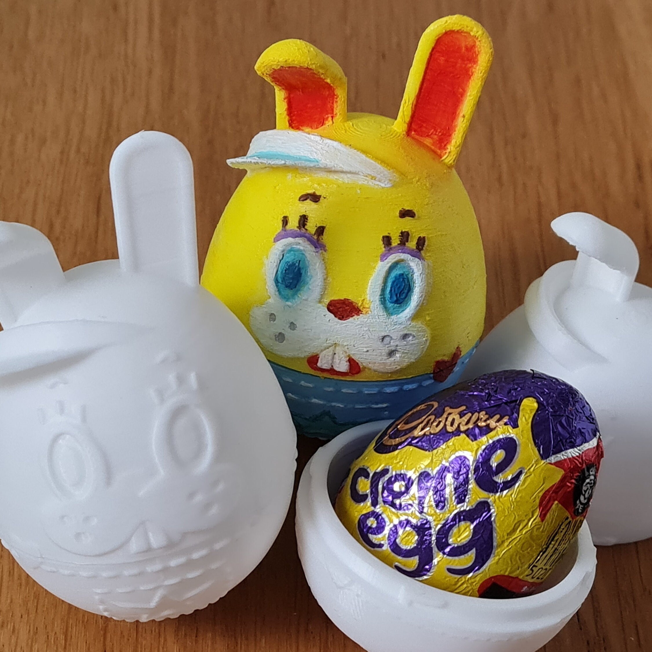 Create your own Weeble Wooble using Plastic Easter Eggs