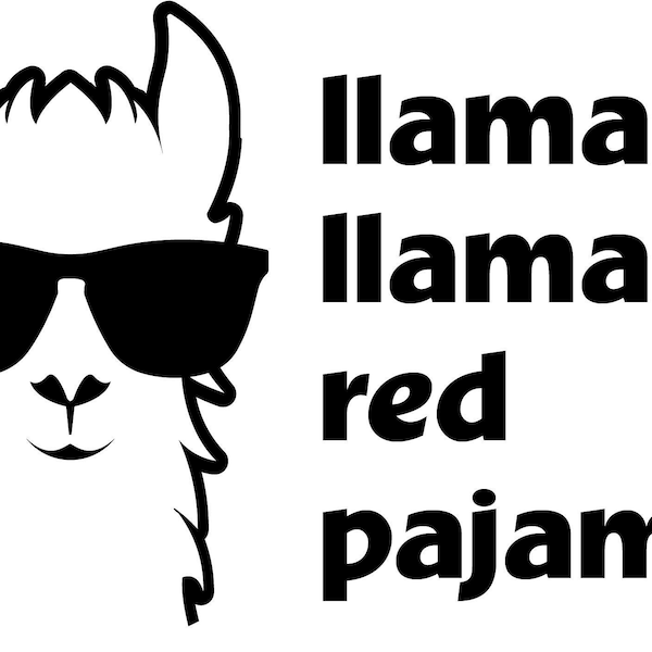 Llama Pajamas Etsy