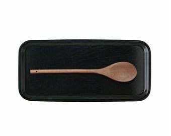 Plateau rectangulaire 32x15 cm repose cuillère bois