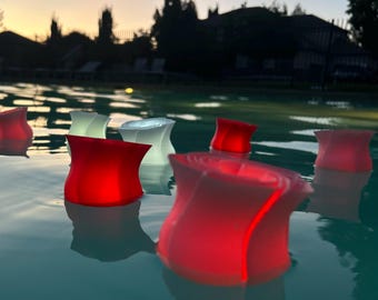 Waterproof Floating LED Rose Lamp: Romantic Pool & Hot Tub Decor