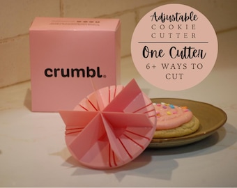 Adjustable Crumbl Cookie Cutter: Multi-Section Cookie Splitter
