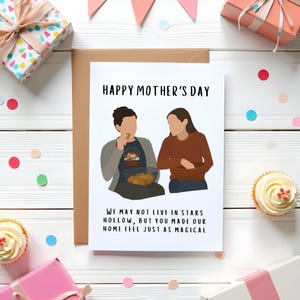 Carte Gilmore Girls pour la fête des mères • Citation de magie creuse d'étoiles • PDF imprimable 8,5 x 11 • Téléchargement numérique instantané