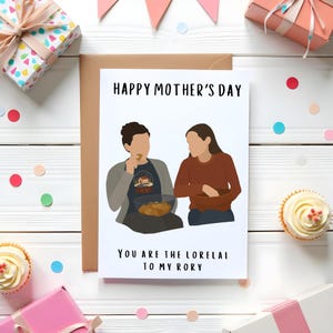 Carte de fête des mères Gilmore Girls amusante • Vous êtes la Lorelai de ma famille • PDF lettre 8,5 x 11 • Téléchargement numérique instantané