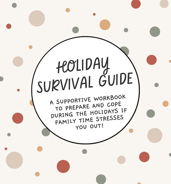 Holiday Stress Relief Workbook PDF: Holiday Mental Guide Wellness