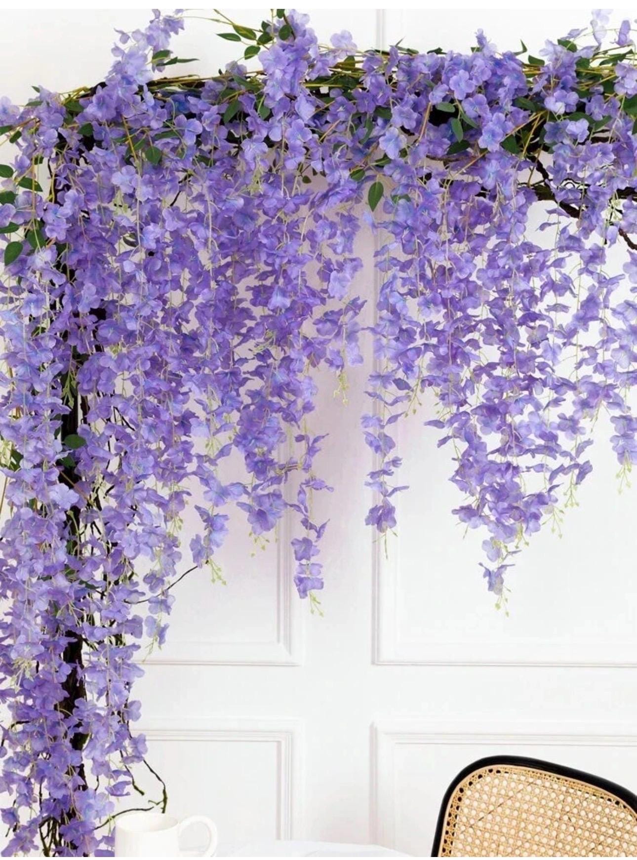 Luxury Artfificial Wisteria Hanging Vine Home Decor - Etsy UK