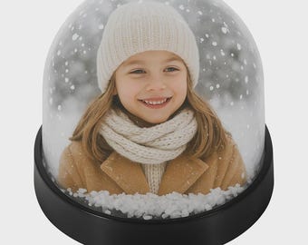 Personalized Photo Snow Globe: DIY Christmas Birthday Gift