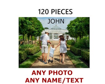 Personalized Photo Jigsaw Puzzle: Custom A4 Cardboard Puzzle (120pcs)