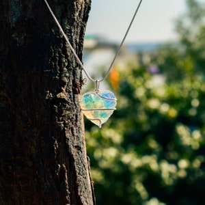 Opalite Heart Pendant,Opalite Angel Aura Pendant,Opalite Crescent Moon Pendant,Opalite Wire Wrapped Pendant,Opalite Angel Aura Star Pendant