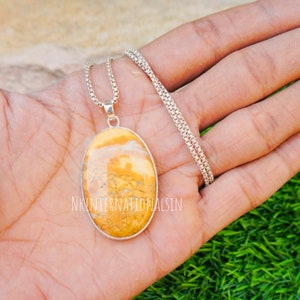 Maligano Jasper Pendant 925 Sterling Silver Pendant Maligano Jasper Gemstone Pendant Handmade Jewelry Maligano Jasper Jewelry Gift For Her