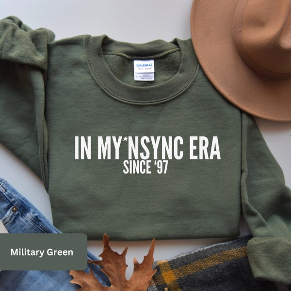 In My NSYNC Era Crewneck Sweatshirt - Vintage '97 Unisex Crewneck - Tshirt