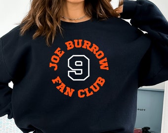 Joe Burrow Fan Club Unisex Crewneck Sweatshirt - Gildan Bengals Football Sweatshirt