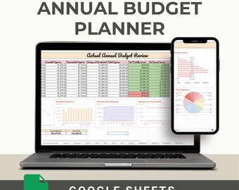 Annual Budget Planner Spreadsheet Excel Monthly Budget Google Sheet Bill Tracker Income Expense Log Yearly Family Budget Bundle Spreadsheets