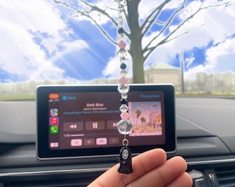 Spirited Away Anime Car Charm | “No Face” Anime Car Charm | Rearview Mirror Decor| Rearview Mirror Accessory | Car Charms