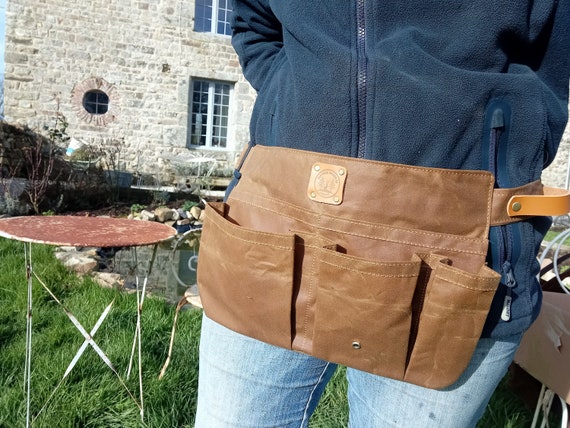 Garden Tool Belt, toolbelt, workbelt, waxed canvas, Eco-Friendly, Gardening Accessories, Planting Tools, Garden Storage, Utility Belt
