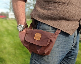 Chestnut Hip pocket, bumbag, fannypack, belt bag, phone pouch