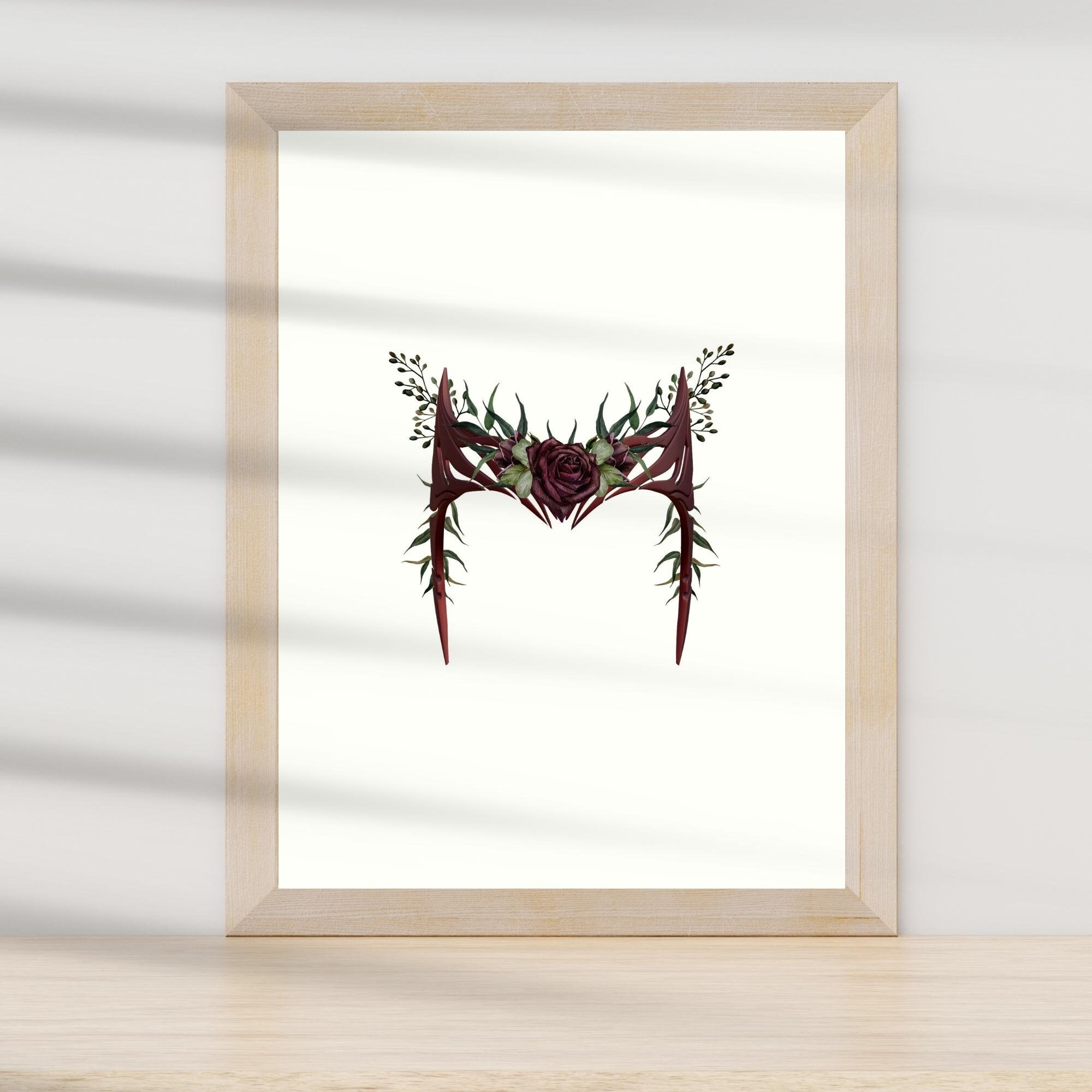 Dark Scarlet Witch Print Wanda Maximoff Minimalist Marvel Avengers Art ...