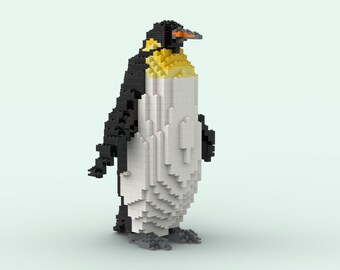 nedsænket Tag telefonen kage Custom Emperor Penguin Lego Model WITHOUT Bricks - Etsy Israel