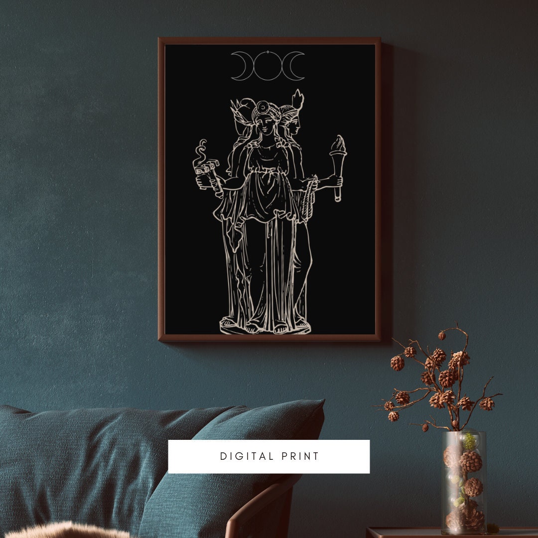 Divine Goddess Hekate Printable Art: Honour the Ancient Greek Deity ...