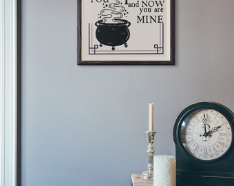 Spellbinding 'I Put a Spell on You' Printable Wall Art - Whimsical Decor for Witches and Wizards | Instant Download for Halloween Vibes