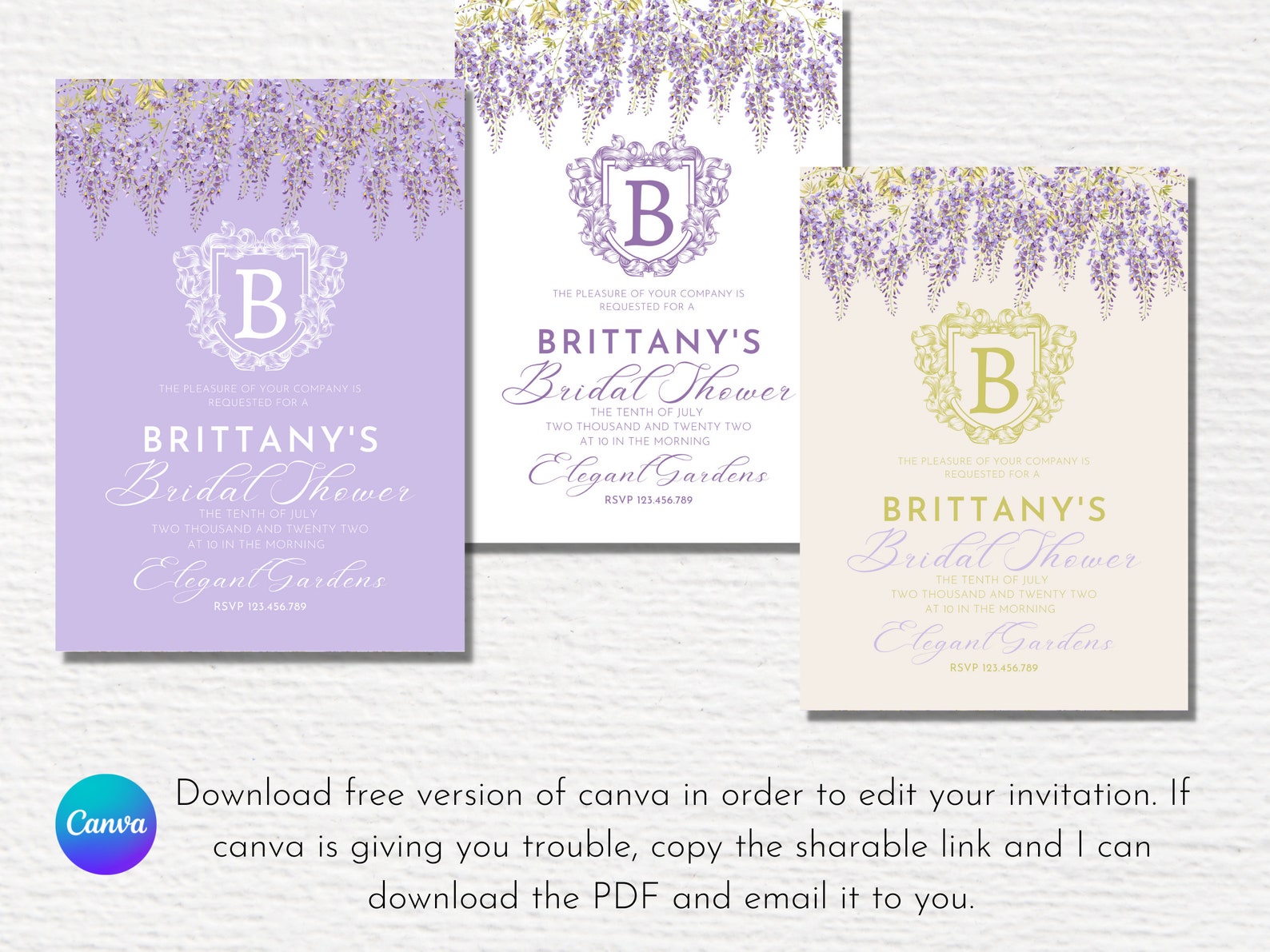 Bridgerton Invitation Template