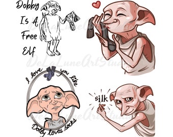 Dobby SVG - I Love You Like Dobby Loves Socks SVG - Dobby Is A Free Elf - Svg File For Cricut - Svg Png Pdf Eps Dxf Files
