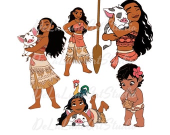 Baby Moana Png Etsy Israel