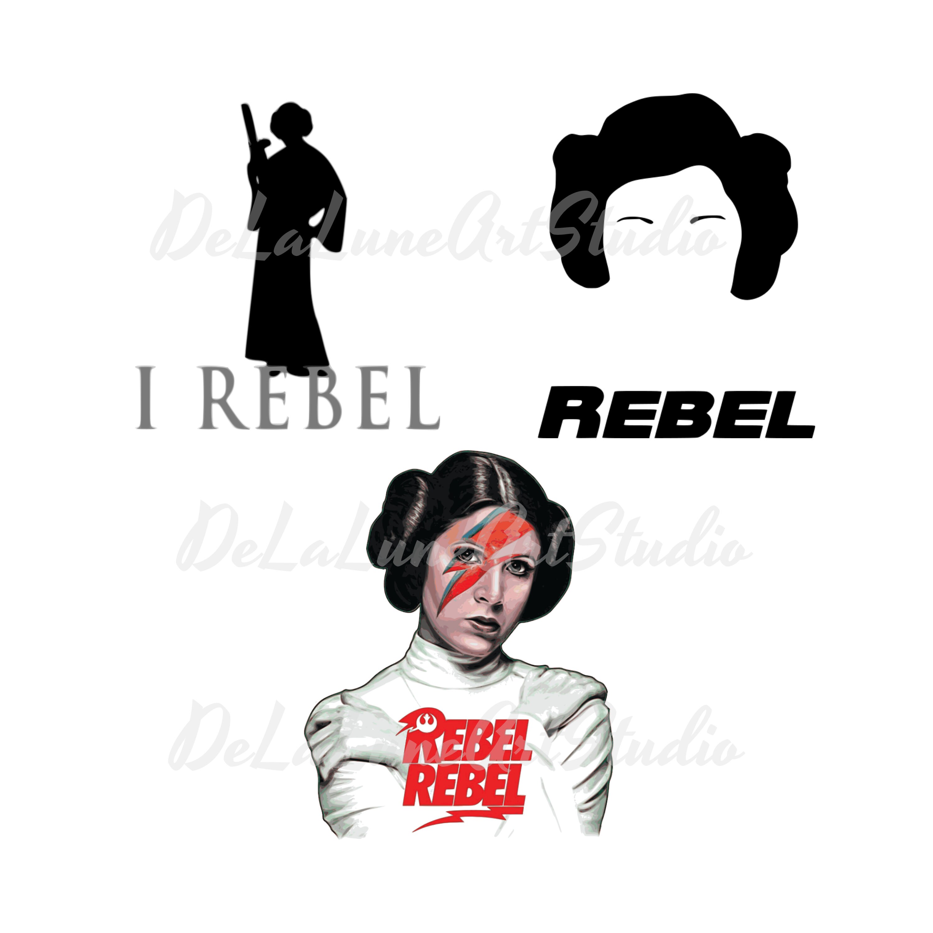 Princess Leia Silhouette, Artist Silhouettes, Celebrity Silhouette ...