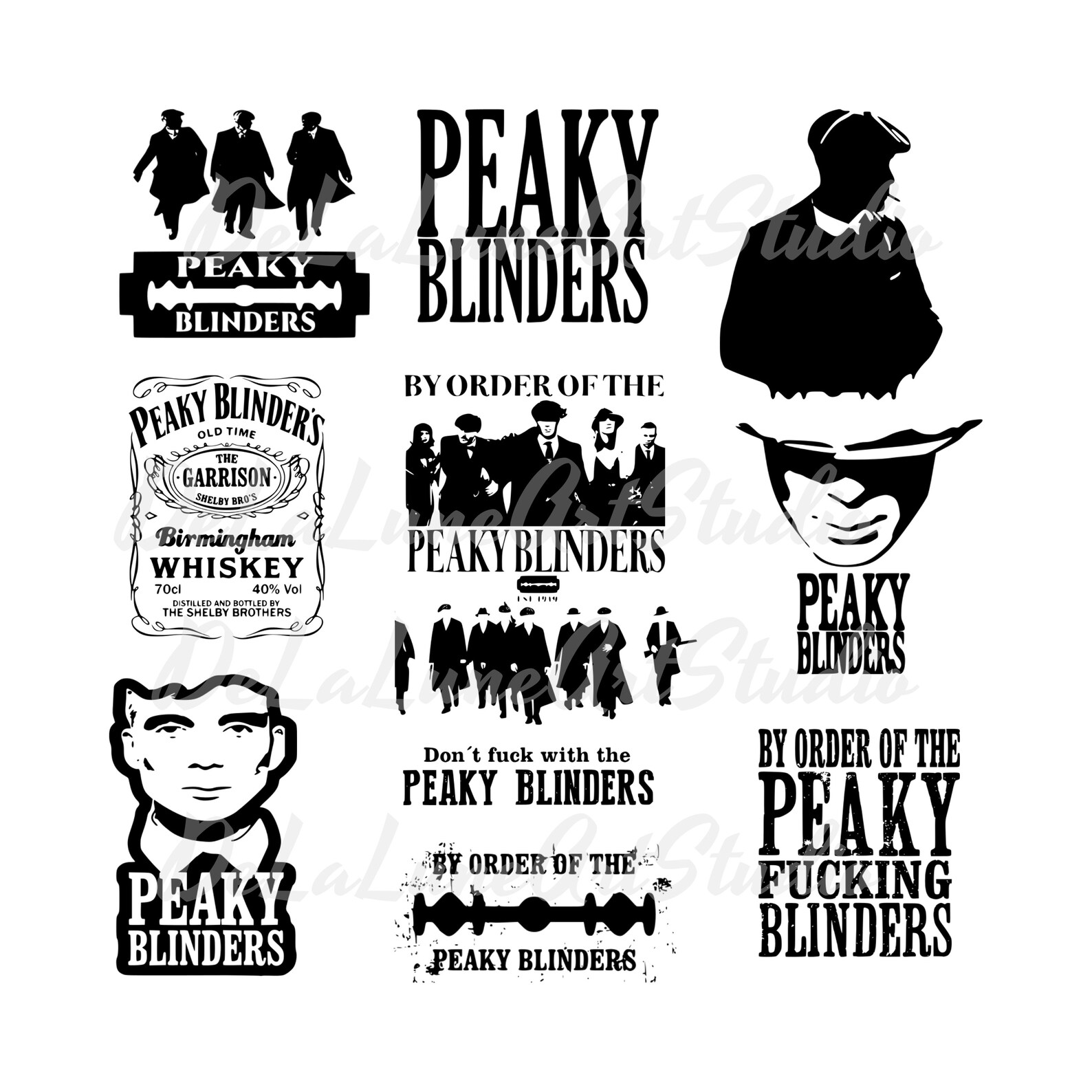 Peaky Blinders SVG by Order of the Peaky Blinders SVG Etsy