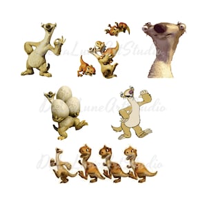 Ice Age svg, Ice Age cricut, sid svg, Ice Age layered svg, Ice Age cut file, Ice Age cutting file, Ice Age clipart
