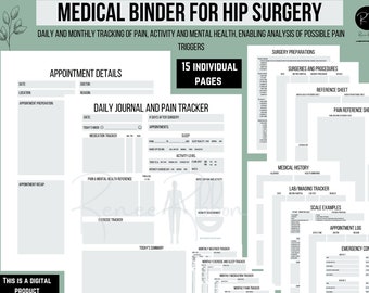 Hip Surgery Printable - Etsy