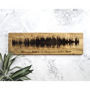 Soundwave Art, Extra Large Wall Art, Voice Recording Gift, Unique Holiday Gift