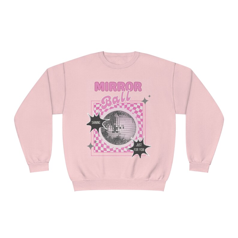 Mirrorball Taylor Swift Inspired Merch Unisex Crewneck Sweatshirt