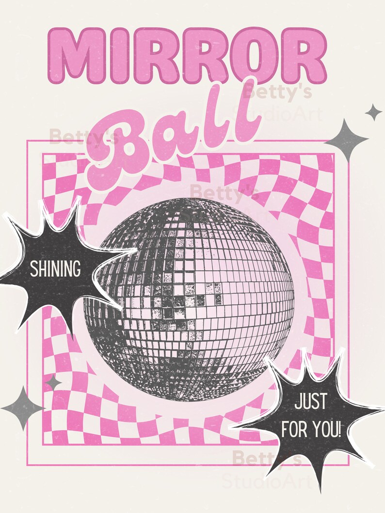 Mirrorball Taylor Swift Inspired Merch Unisex Crewneck Sweatshirt