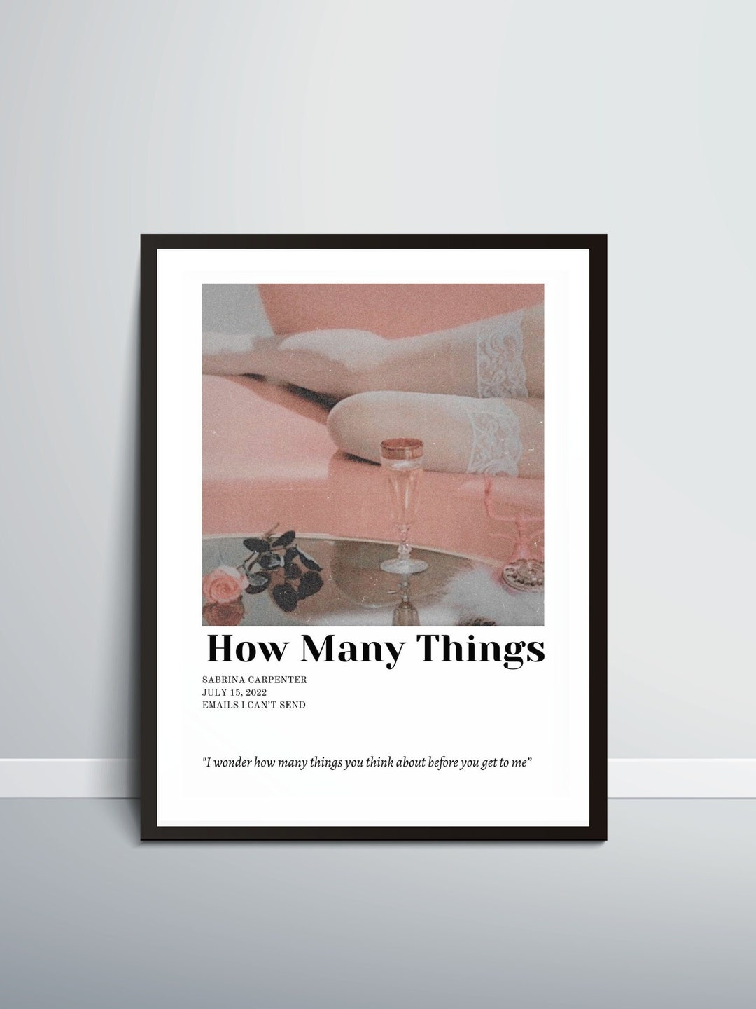 How Many Things Emails I Cant Send Sabrina Carpenter - Etsy