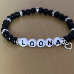 KPOP LOONA/ORBIT Braccialetti, Braccialetti di perle di vetro, Gioielli, Fatti a mano, ciondolo, regalo di compleanno per donne o ragazze