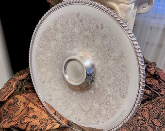 12.25" Round Silver Platter