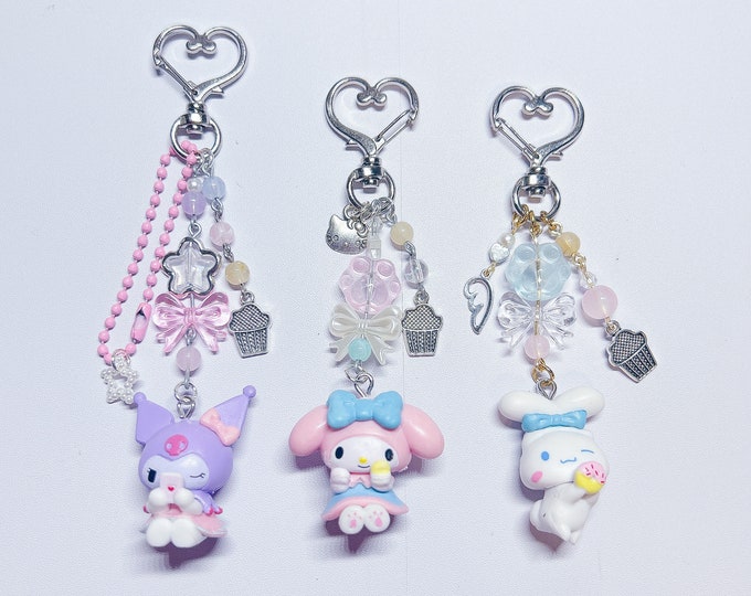 Sanrio Beaded Keychains Etsy