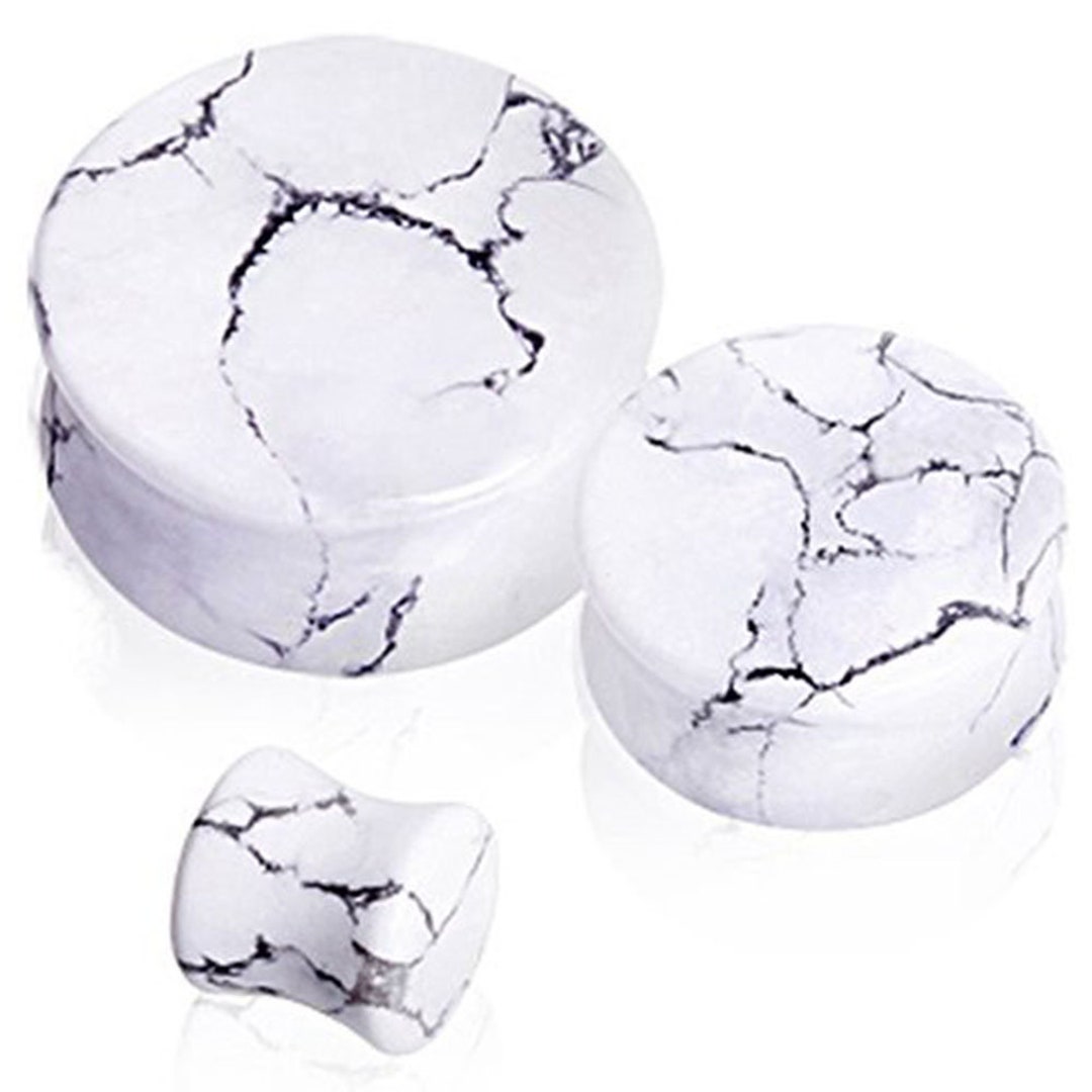 ZS Tiger Eye Natural Stone Brown Ear Plugs Single Flare Ear Gauges Expander With O-Ring Body Piercing (Gauge=0g(8mm - Foto 7