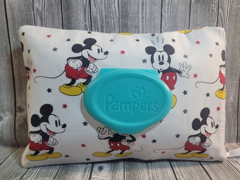 Mickey Mouse Pampers Wipes Cover - Etsy