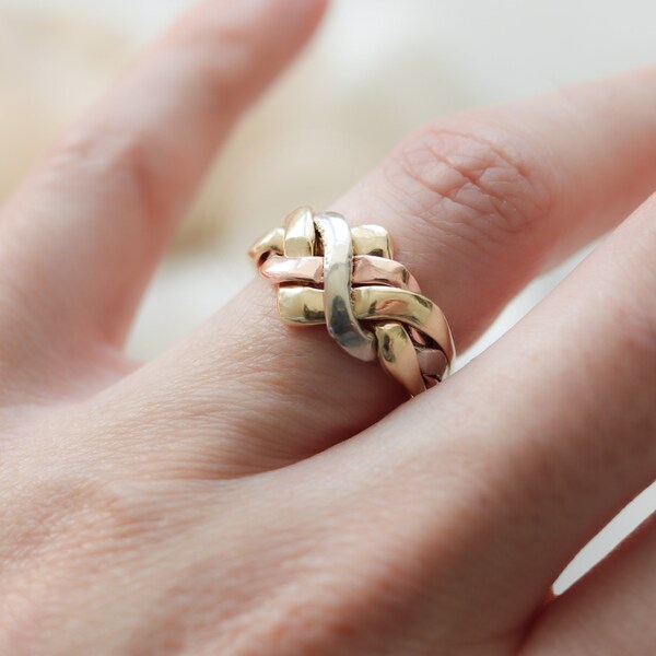 Puzzle Ring Etsy