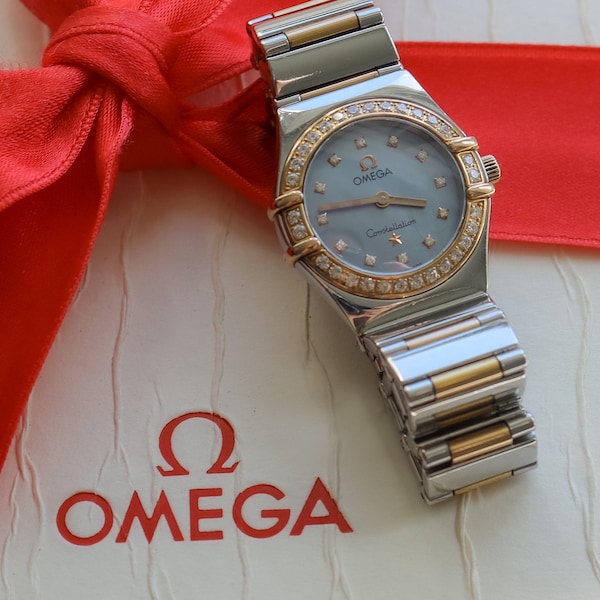 Relógio Omega Constellation Edição Limitada com Diamantes e Madrepérola