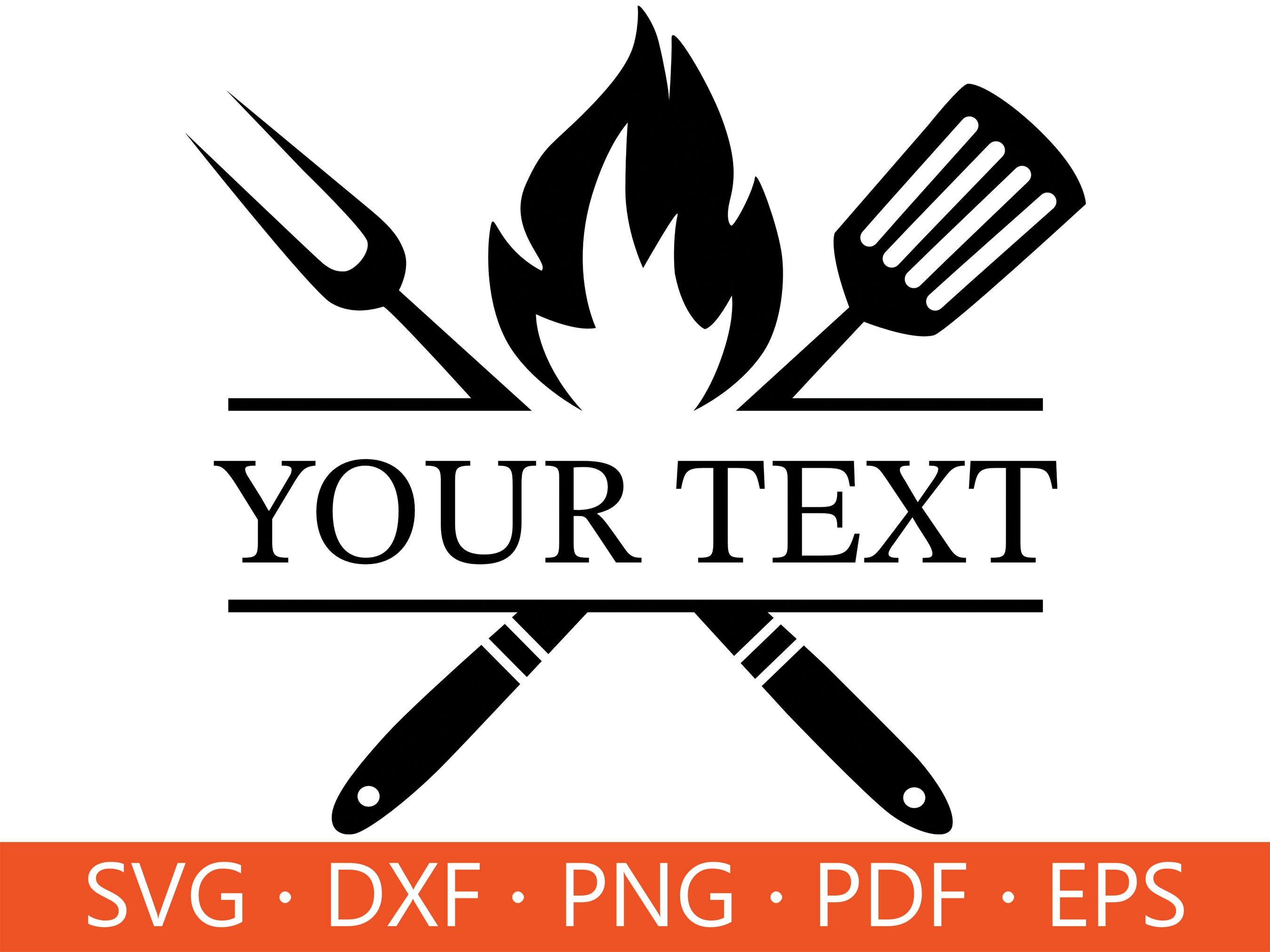 Grilling Utensils SVG Design File