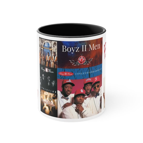 Boyz  II Men Accent Coffee Mug, 11oz this is a great gift dishwasher and microwave safe.