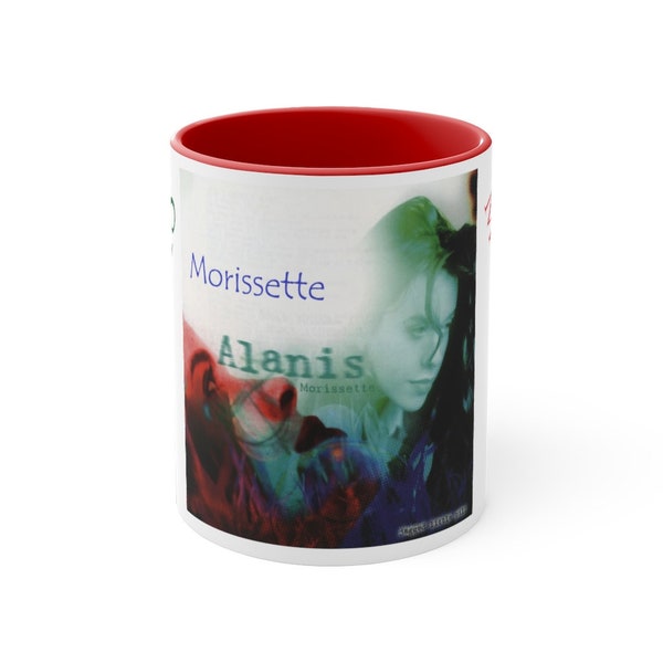 Tasse à café Alanis Morrissette Accent, 11 oz, c'est un excellent cadeau qui passe au lave-vaisselle et au micro-ondes.