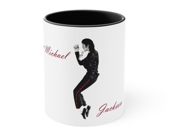 In Memory of Michael Jackson King of Pop 11 Ounce Coffee Mug In Memory of Michael Jackson King of Pop 11 Ounce Coffee Mug