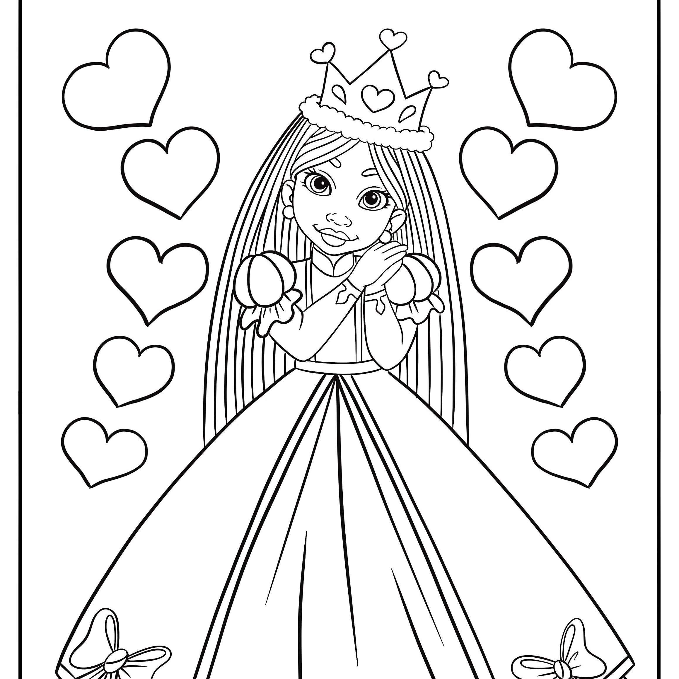 Black Princess Coloring Page Coloring Page for Black Girls pdf - Etsy