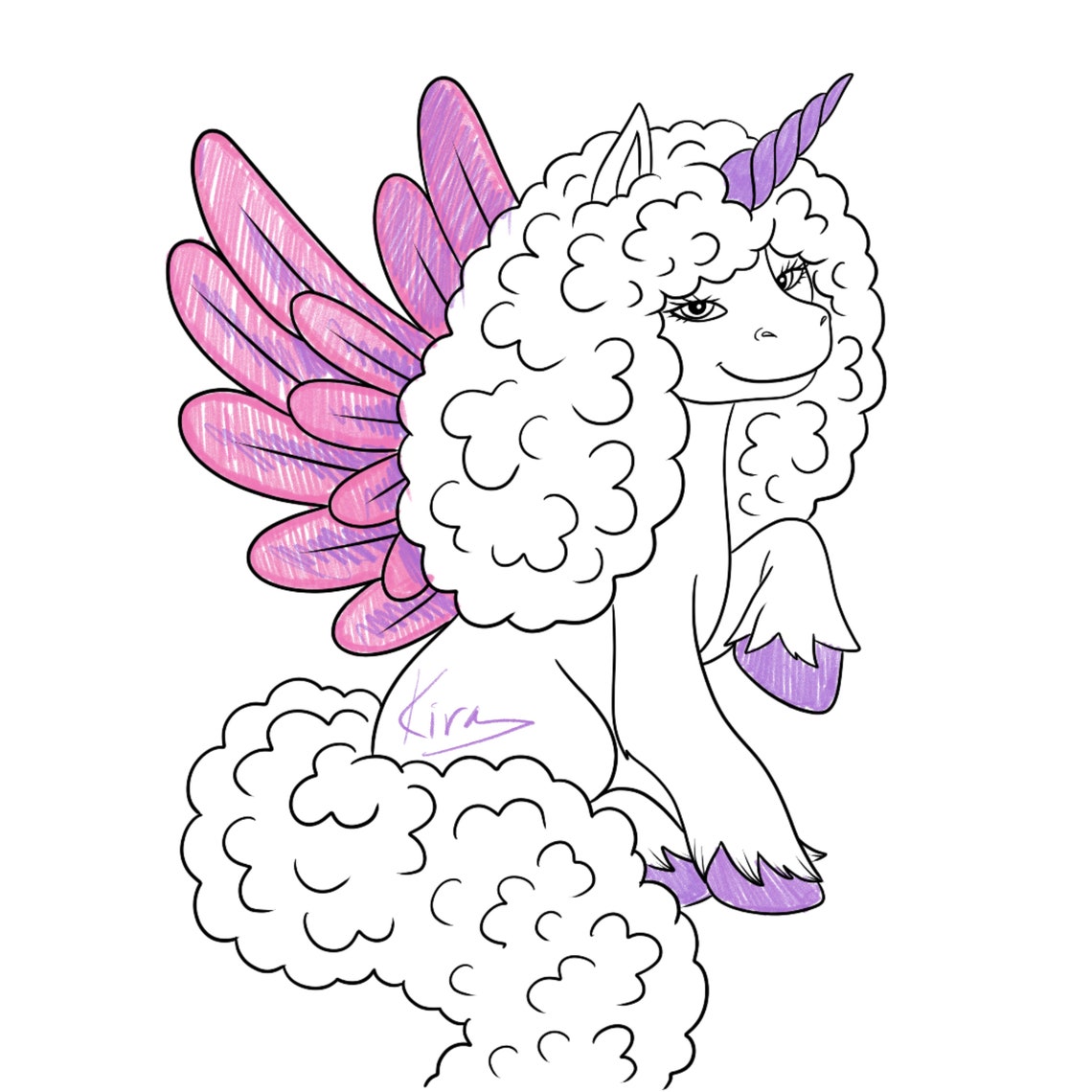 Afro Unicorns, Coloring Book |unicorns Coloring Book| Afro Unicorns ...